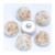 5pcs/lot Personality Round Stone 18mm Snap Charms LSSN652