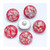 5pcs/lot Personality Round Stone 18mm Snap Charms LSSN652