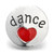 5pcs/lot 18MM Dance Snap Button Charms LSSN225