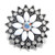 5pcs/lot Bohemia Flower Diy Snap Button Jewelry LSSN622