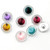 5pcs/lot Crystal Round Snap Jewelry Charms For Girl LSSN738