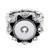 Adjustable Flower Snap Button Ring With Rhinestones Fit 12mm Snap Button Charms LSNR12MM04-1