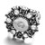 Beautiful Adjustable Rose Snap Button Ring Fit 12mm Snap Button LSNR12MM08