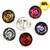 5pcs/lot Personality 12mm Glass Snap Charms Jewelry LSSN12MM39