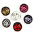 12mm Colorful Glass Snap Button Jewelry Fit Snap Button Pendant LSSN12MM39
