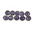 5pcs/lot Personality 12mm Glass Snap Charms Jewelry LSSN12MM39