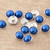 5pcs/lot 12MM Colorful Stone Wholesale Snap Button Jewelry LSSN12MM40
