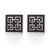 5pcs/lot Fine Square Snap Charms Jewelry  LSSN12MM03