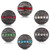 Bohemia Round 12mm Button Charms Fit Snap Button Bracelet LSSN12MM12