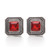 5pcs/lot Square 12mm Snap Jewelry Supplies Fit Snap Button Earring For Women LSSN12MM25