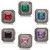 Crystal Square Snap Charms Wholesale For Women LSSN12MM25