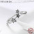 100% Authentic 925 Sterling Silver Stackable Star Adjustable Finger Ring for Women Sterling Silver Jewelry Gift SCR312