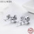100% 925 Sterling Silver Pomegranate Flower Romantic Love Drop Earrings for Women Wedding Engagement Jewelry S925 SCE336