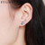 100% 925 Sterling Silver Pomegranate Flower Romantic Love Drop Earrings for Women Wedding Engagement Jewelry S925 SCE336