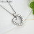 925 Sterling Silver Mystic Floral Pendant Necklace, White Pearl Necklaces & Pendants Colares Fine Jewelry PSN002