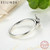 Spring Collection 100% 925 Sterling Silver Primrose Stackable Ring White Enamel Ring Feminine Jewelry PA7136