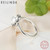 925 Sterling Silver Everlasting Grace Stackable Finger Ring with Pearl & Clear CZ Original Fine Jewelry PA7152