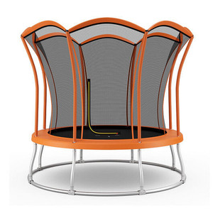 10 Feet Unique Flower Shape Trampoline with Galvanized Steel Frame-Orange B593-TW10082+ 10 Feet Unique Flower Shape Trampoline with Galvanized Steel Frame-Orange B593-TW10082+