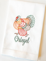 Colorful Turkey Guest Towel