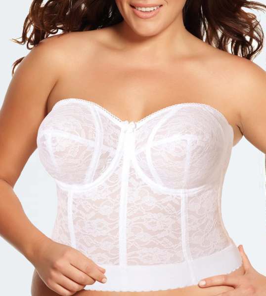 Elegant Support Bridal Lace Bustier by Goddess GD0689