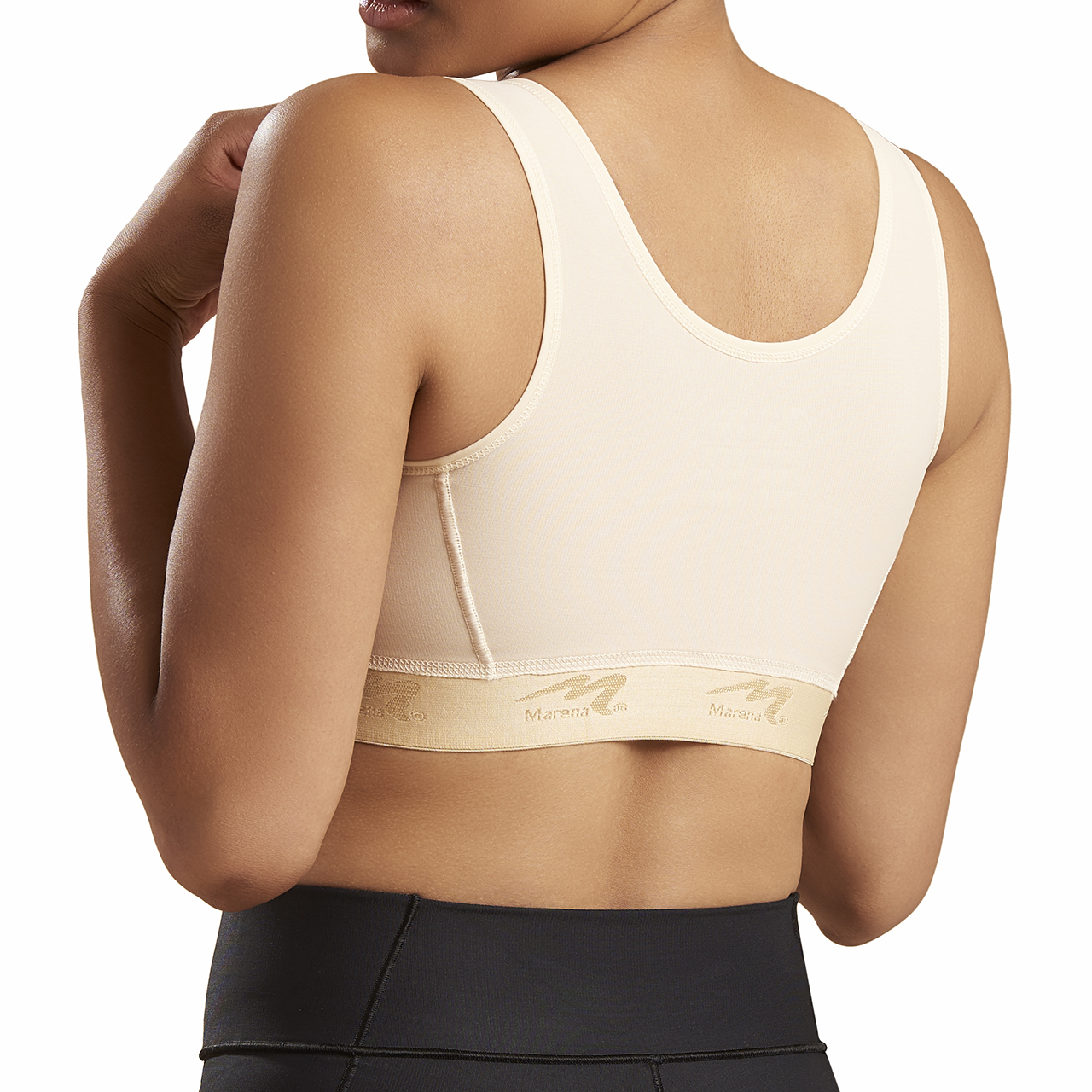 Post Surgical Bra with 2" Elastic Band by Marena Recovery