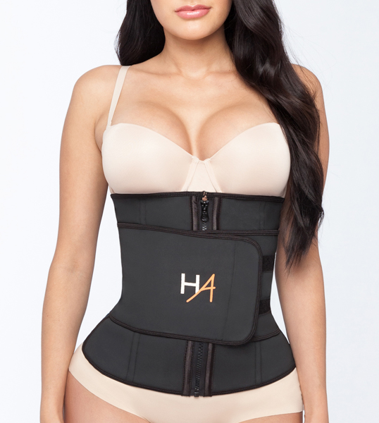 Zipped Up and Snatched Workout Waist Trainer by Hourglass Angel HA108