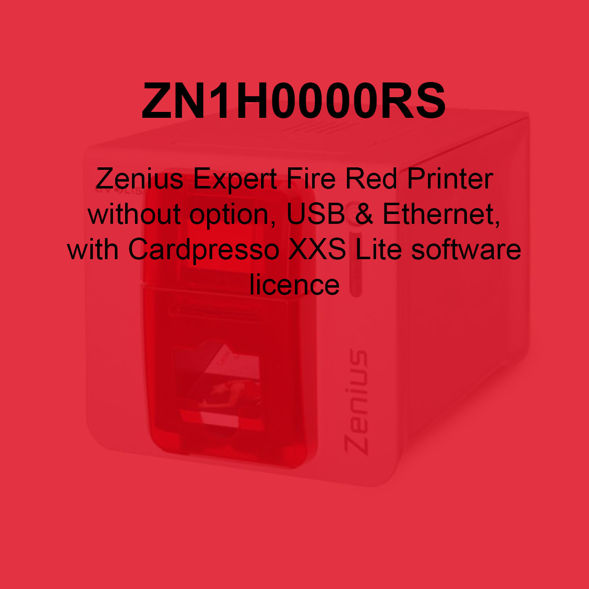 Evolis Zenius Single-Sided ID Card Printer | ZN1H0000RS