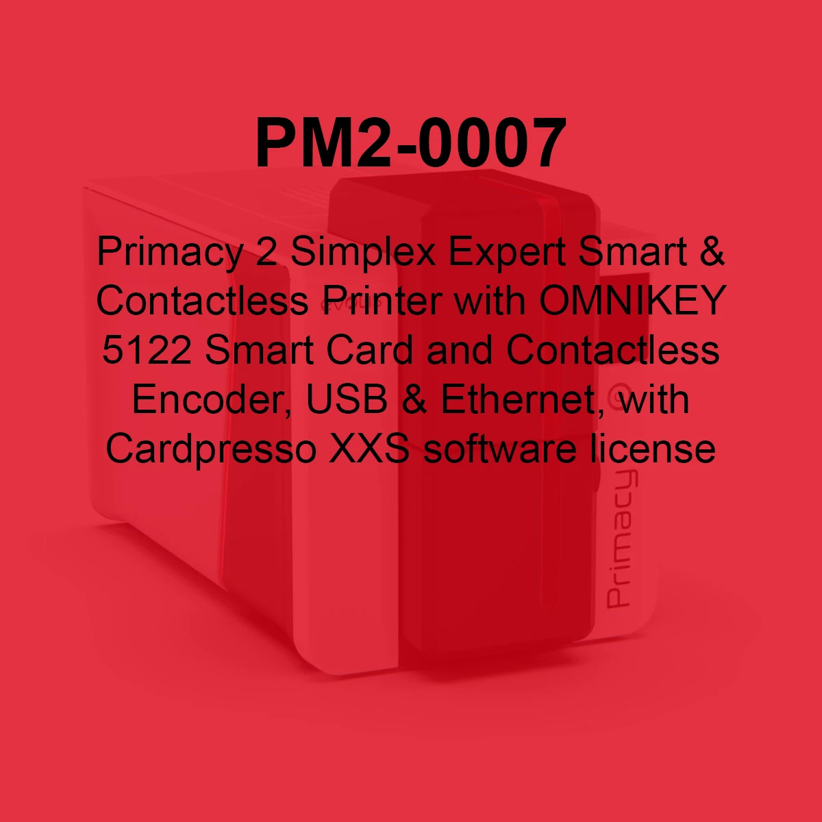 Evolis Primacy 2 Single-Sided ID Card Printer | PM2-0007