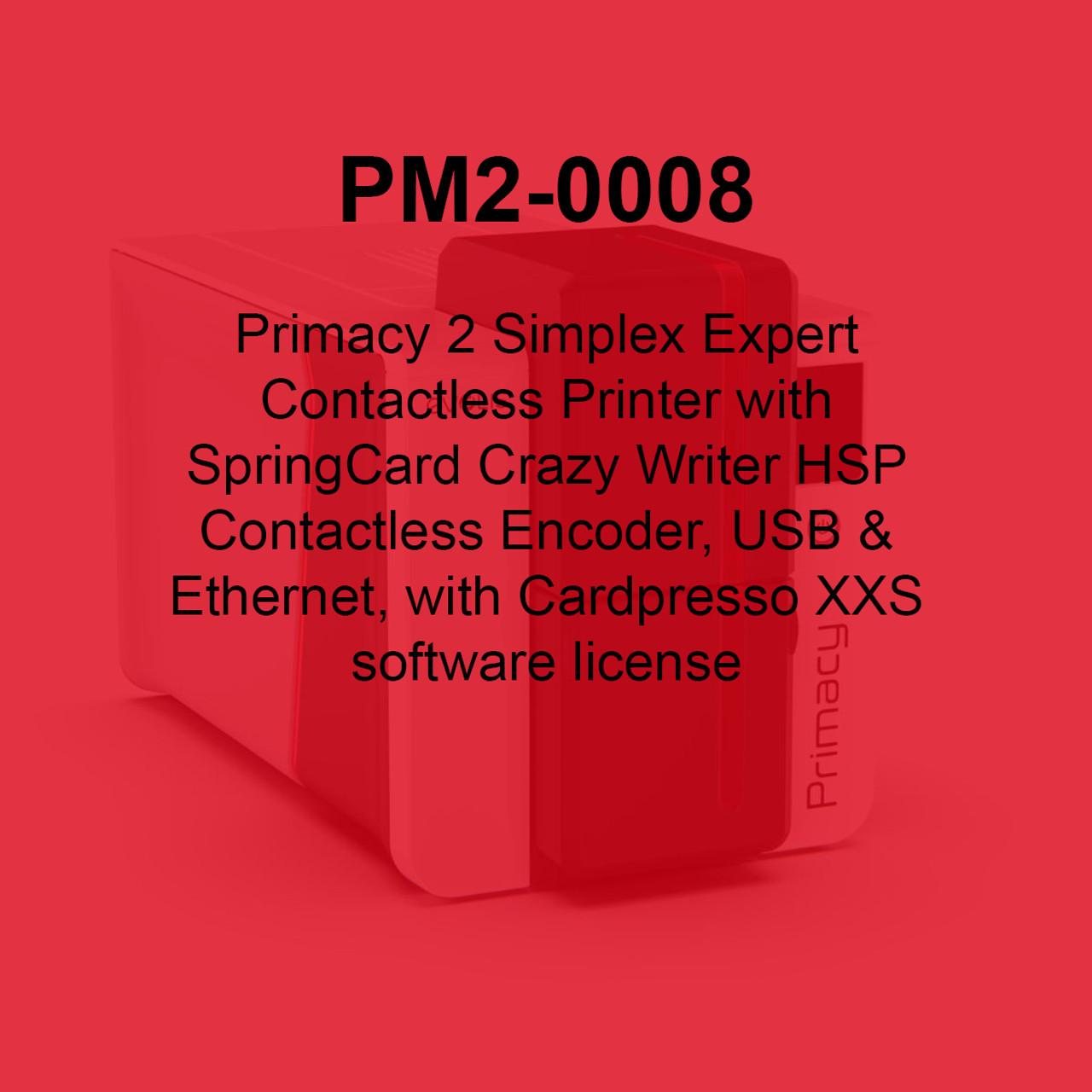 Evolis Primacy 2 Single-Sided ID Card Printer - PM2-0008