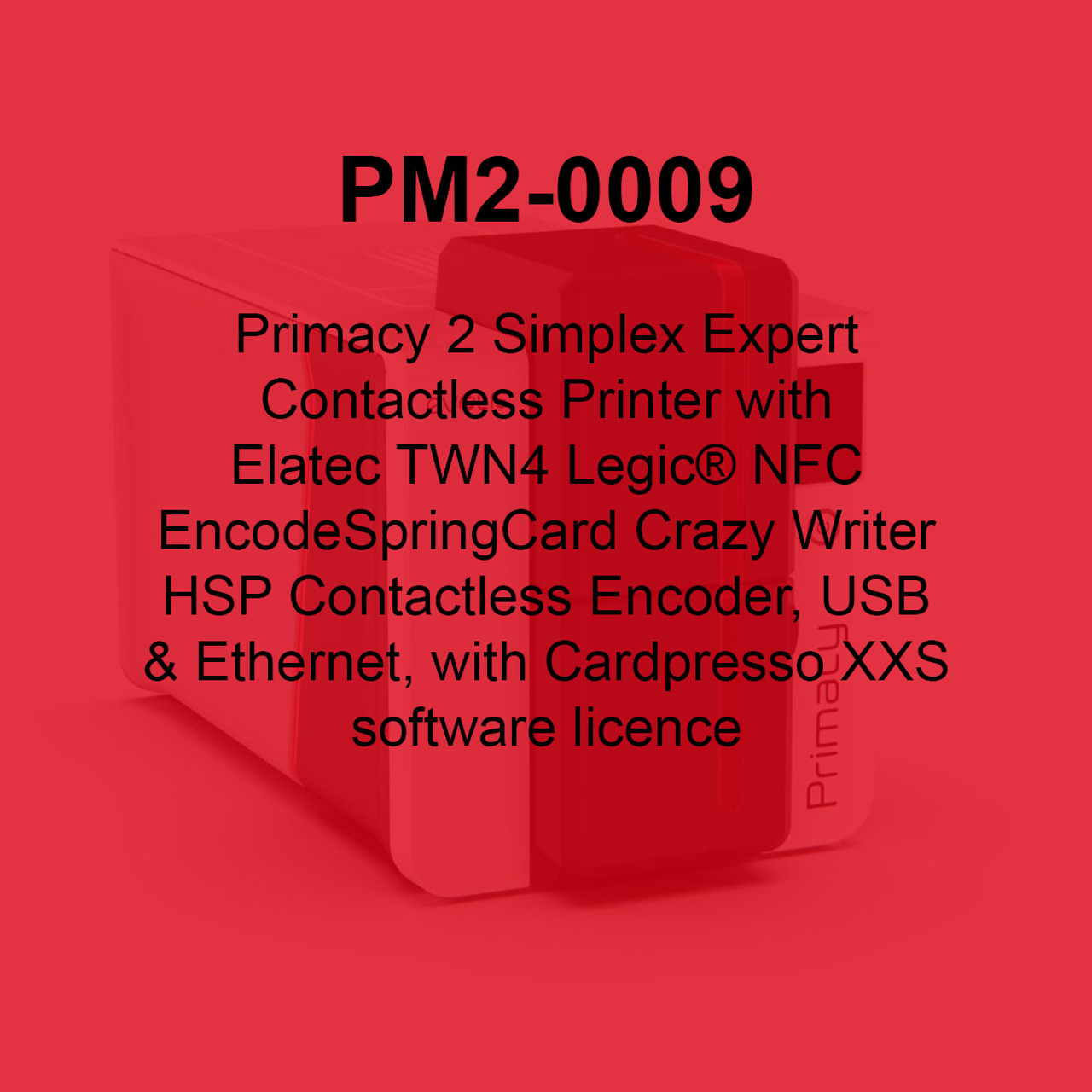 Evolis Primacy 2 Single-Sided ID Card Printer - PM2-0009