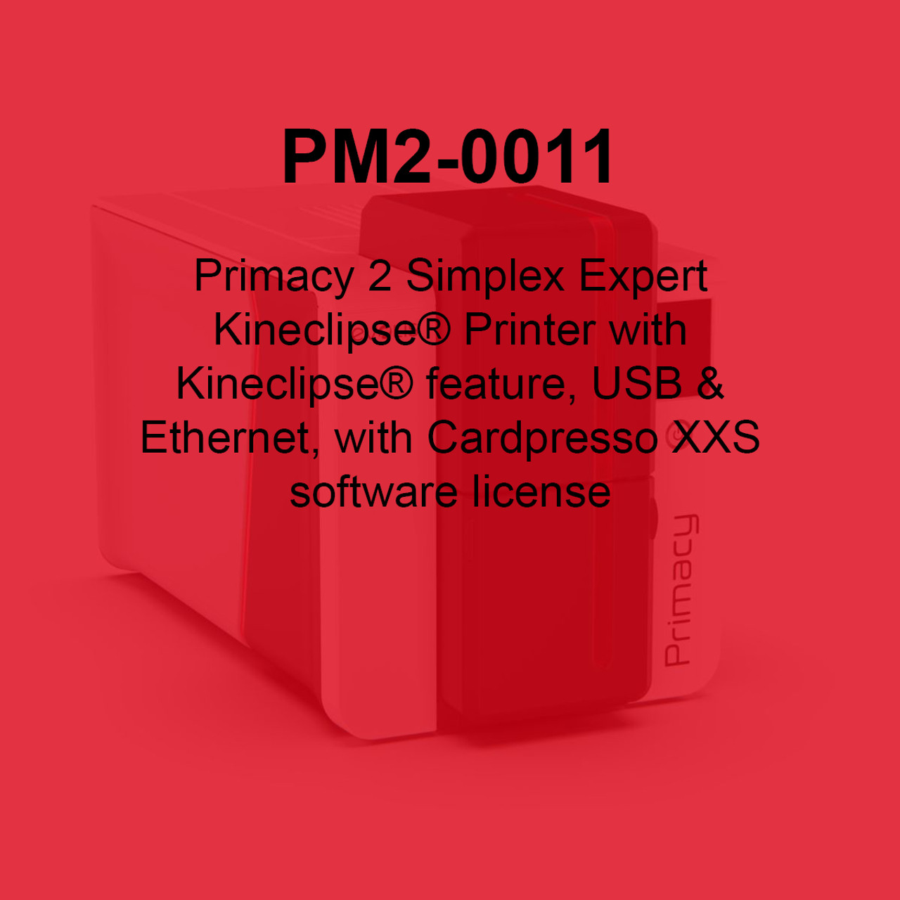 Evolis Primacy 2 Single-Sided ID Card Printer - PM2-0011