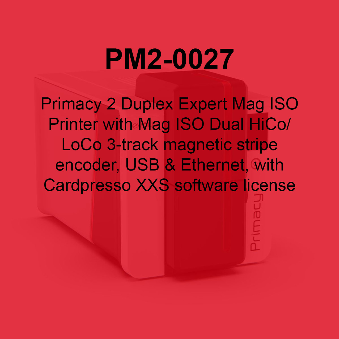 Evolis Primacy 2 Dual-Sided ID Card Printer - PM2-0027