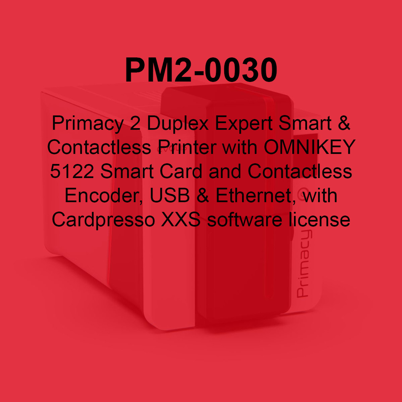 Evolis Primacy 2 Dual-Sided ID Card Printer - PM2-0030