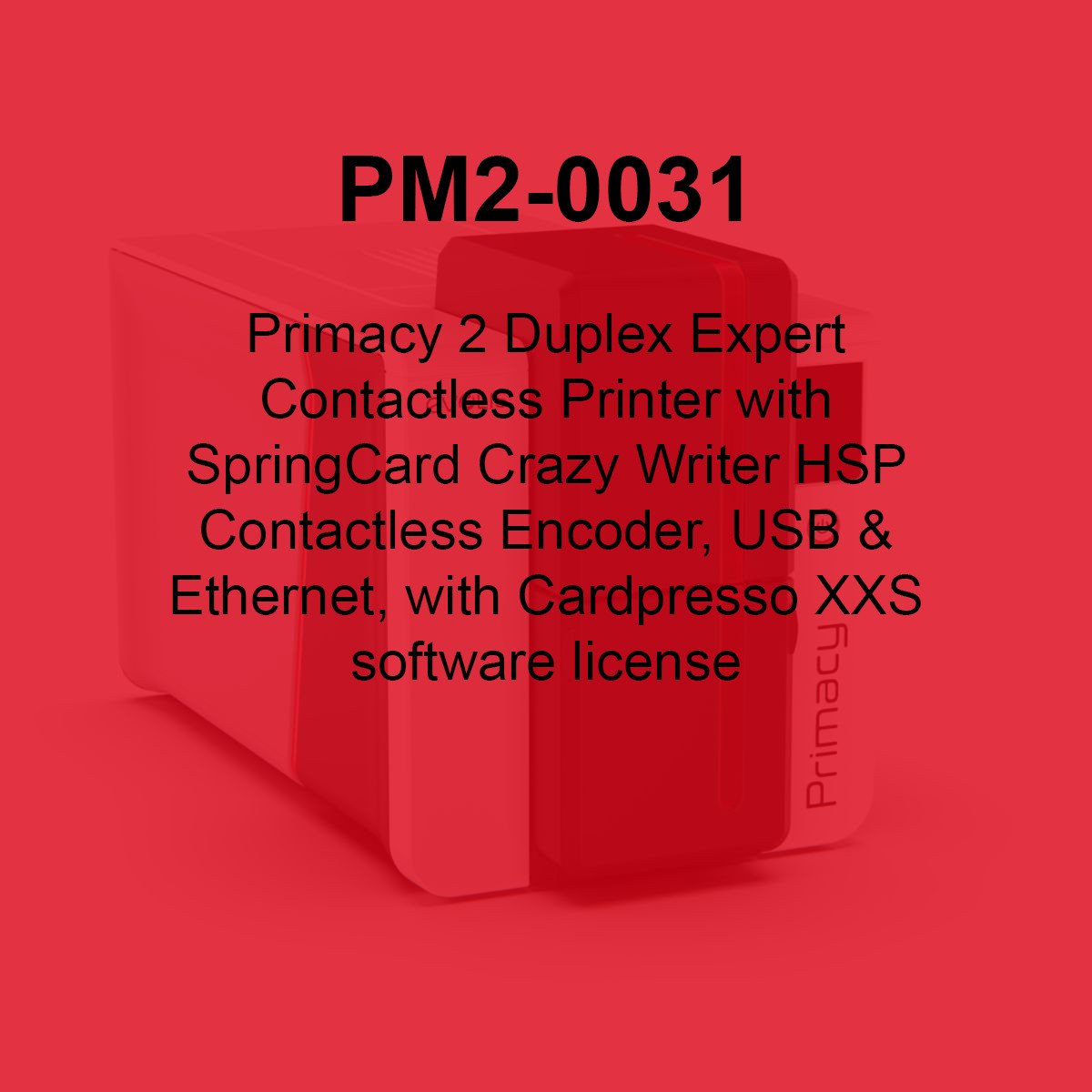 Evolis Primacy 2 Dual-Sided ID Card Printer | PM2-0031
