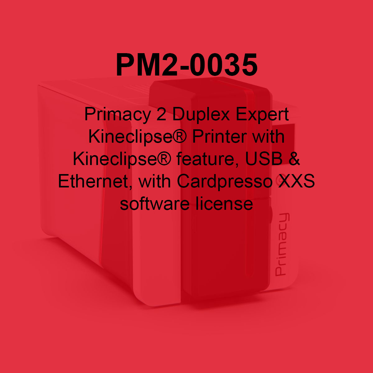 Evolis Primacy 2 Dual-Sided ID Card Printer | PM2-0035