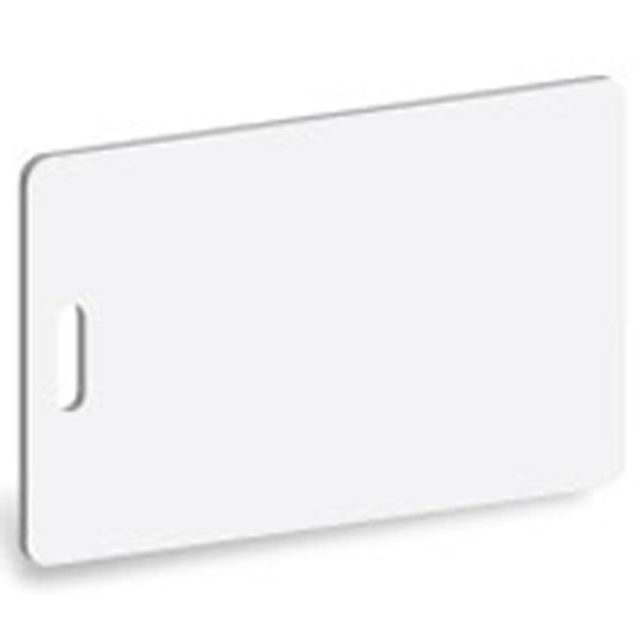 Blank CR80/30 PVC Cards w/ Portrait Slot - Qty. 500