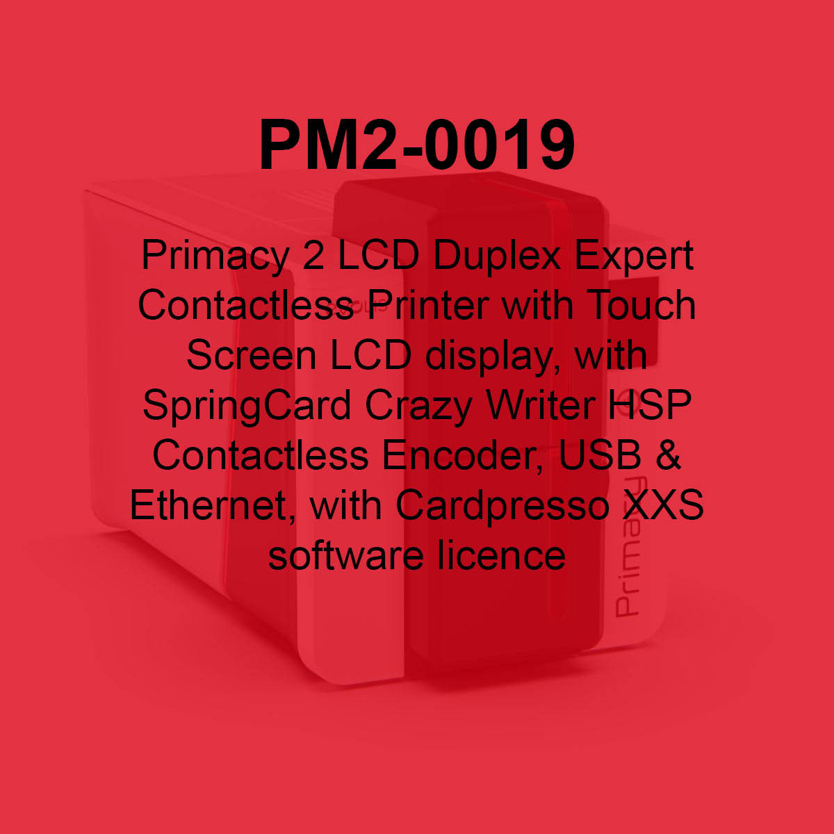 Evolis Primacy 2 Dual-Sided ID Card Printer | PM2-0019