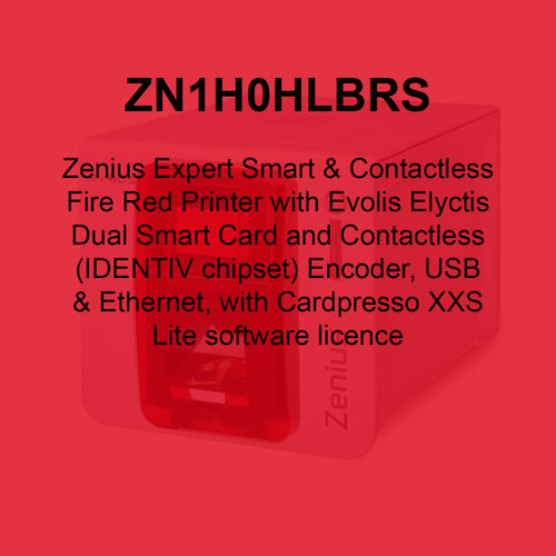Evolis Zenius Single-Sided ID Card Printer | ZN1H0000RS