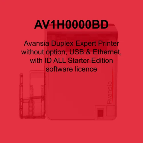 Evolis Avansia Dual-Sided Retransfer ID Card Printer - AV1H0000BD (Base Model)
