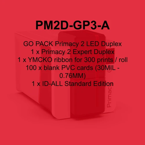 Evolis Primacy 2 Dual-Sided GO PACK - PM2D-GP3-A
