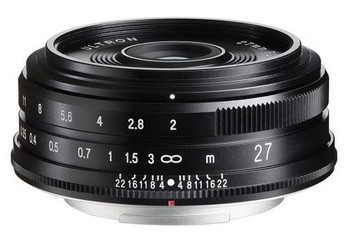 Voigtländer ULTRON 27mm f/2.0 X Lens Black (Fuji X Mount) EX DEMO