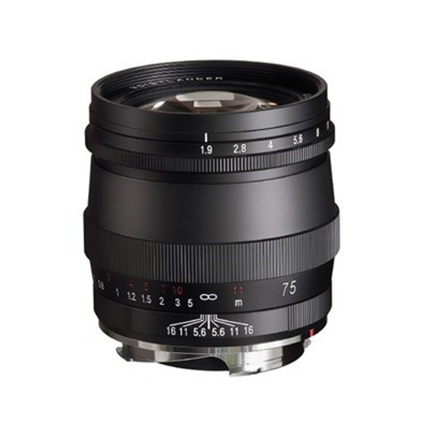 Voigtlander 75mm f/1.9 ULTRON MC  VM Lens Black