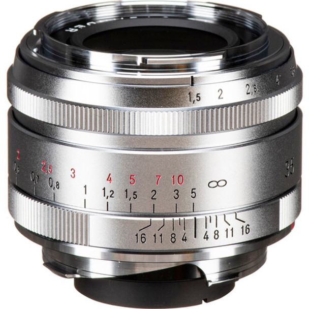 Voigtlander Nokton Vintage Line 35mm f/1.5 Aspherical Type II VM Lens (Silver)