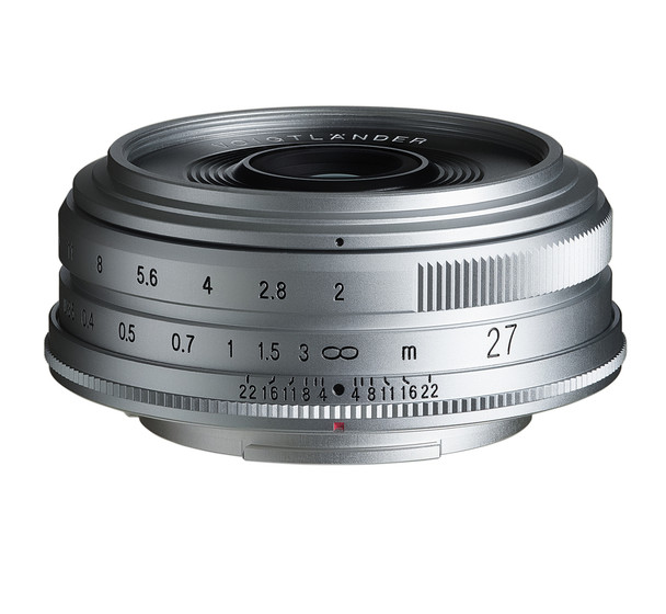 Voigtländer ULTRON 27mm f/2.0 X Lens Silver (Fuji X Mount)