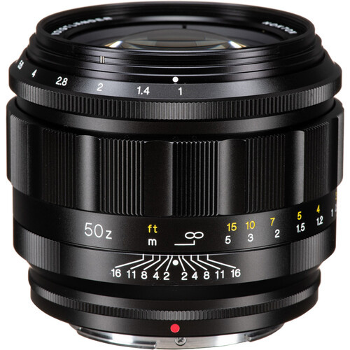 Voigtlander Nokton 50mm f/1.0 Aspherical Lens (Nikon Z) - Mainline