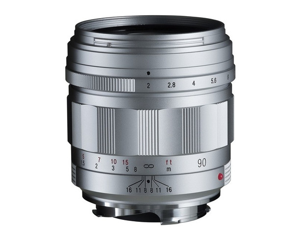 Voigtlander APO-Ultron 90mm f/2 VM Lens (Leica M, Silver)