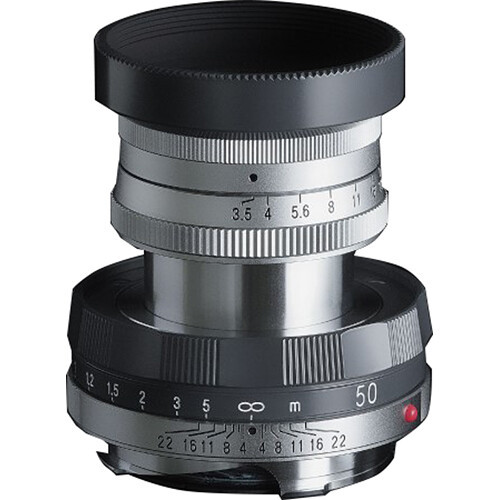 Voigtlander APO-LANTHAR 50mm f/3.5 Type I VM Lens (Leica M, Gray and Chrome)
