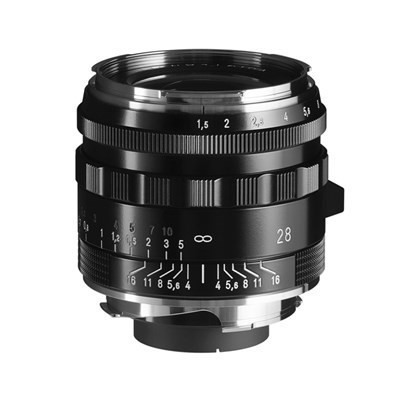 Voigtlander Nokton Vintage Line 28mm f/1.5 Aspherical Type II VM Lens (Black) EX DEMO