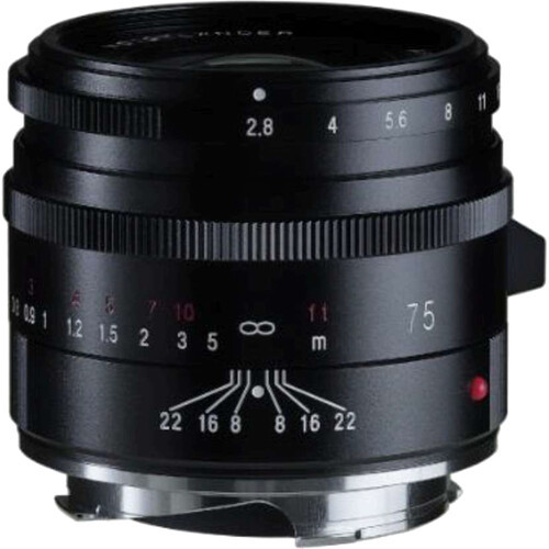 Voigtlander  APO SKOPAR 75mm f/2.8  Aspherical VM (Black) - Leica M Mount