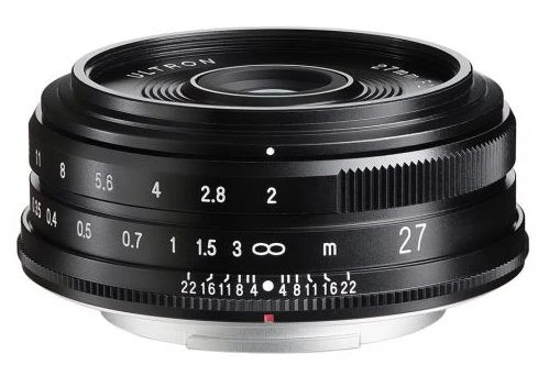 Voigtländer ULTRON 27mm f/2.0 X Lens Black (Fuji X Mount) EX DEMO